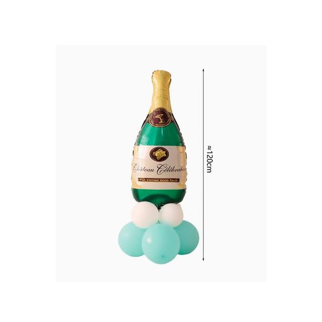 GENERICO - Globo Vino Color Verde 120cm