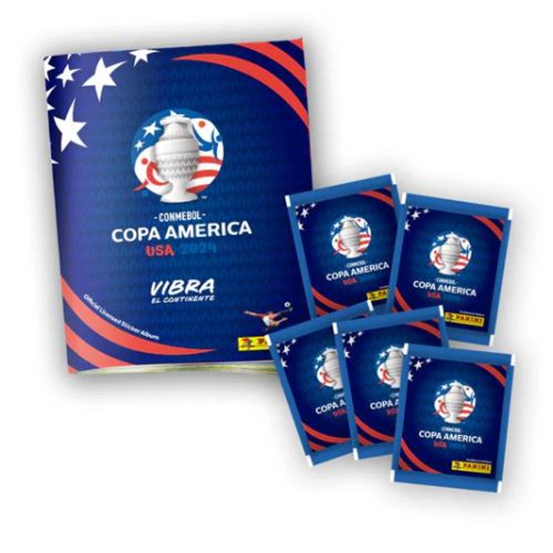 PANINI - ALBUM COPA AMERICA USA 2024 + 5 SOBRES