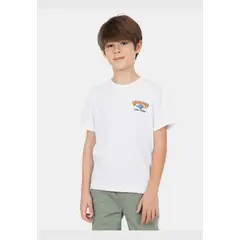 MAUI AND SONS - Polera MC Local Surf Blanco Niño