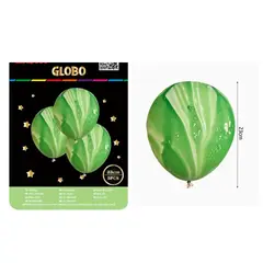 GENERICO - Globo Látex Verde 23cm