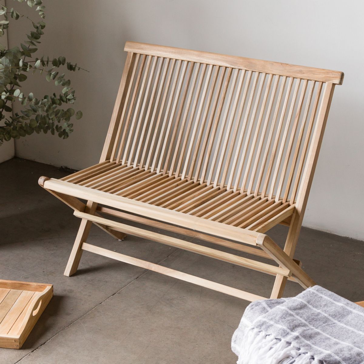 AMOBLE - Silla Terraza Doble Zuri Teca Amoblé