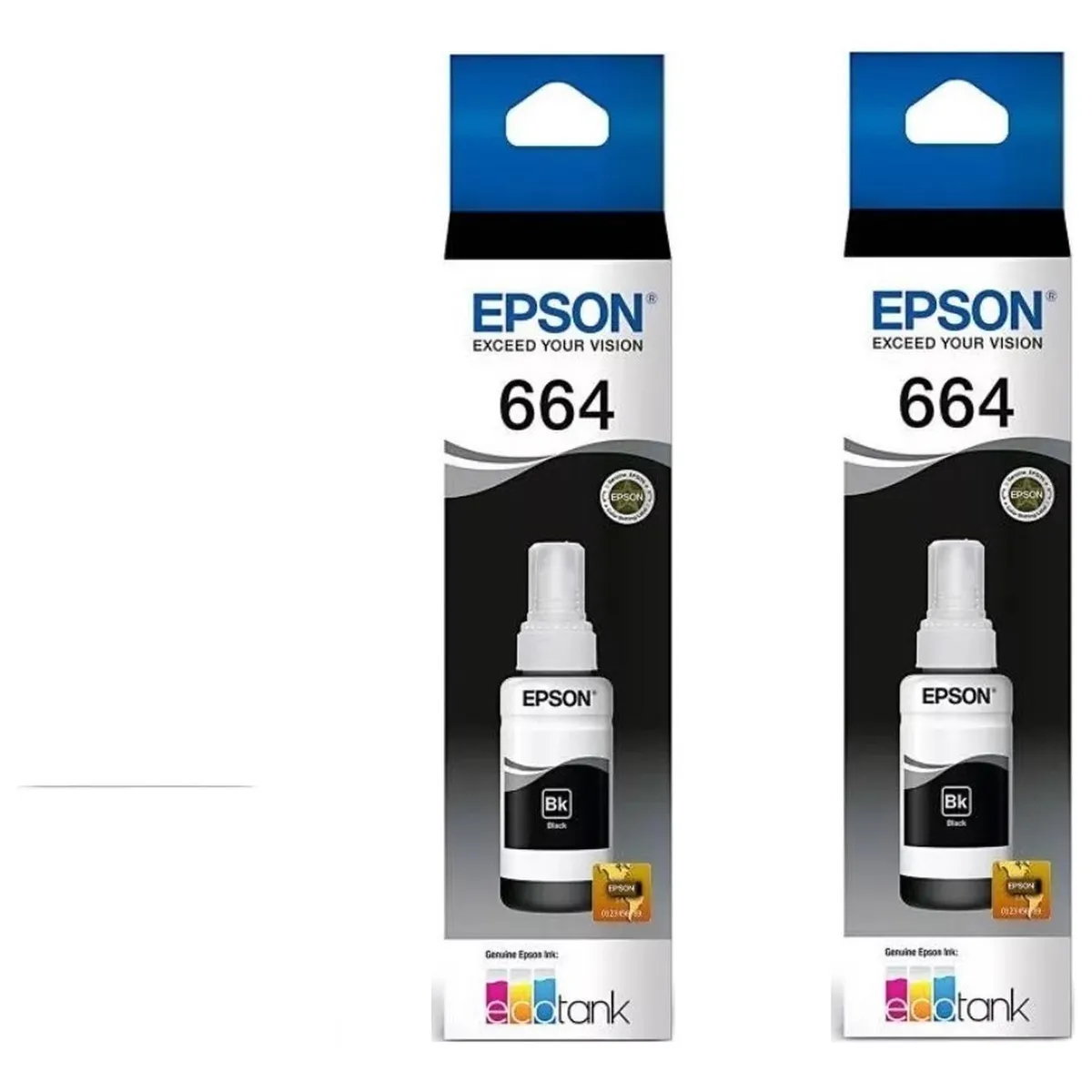 EPSON - Pack 2 Tintas Epson 664 Negro Original