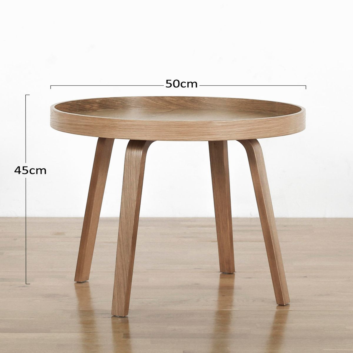 AMOBLE - Mesa Lateral Almiron Natural Amoblé