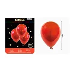 GENERICO - Globo Helio Rojo 23cm