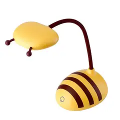 TEMPORA - Lámpara sobremesa abeja amarilla ajustable LED
