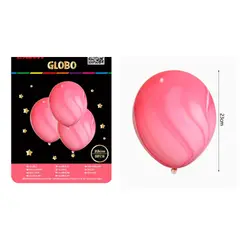 GENERICO - Globo Látex Color Fucsia 23cm