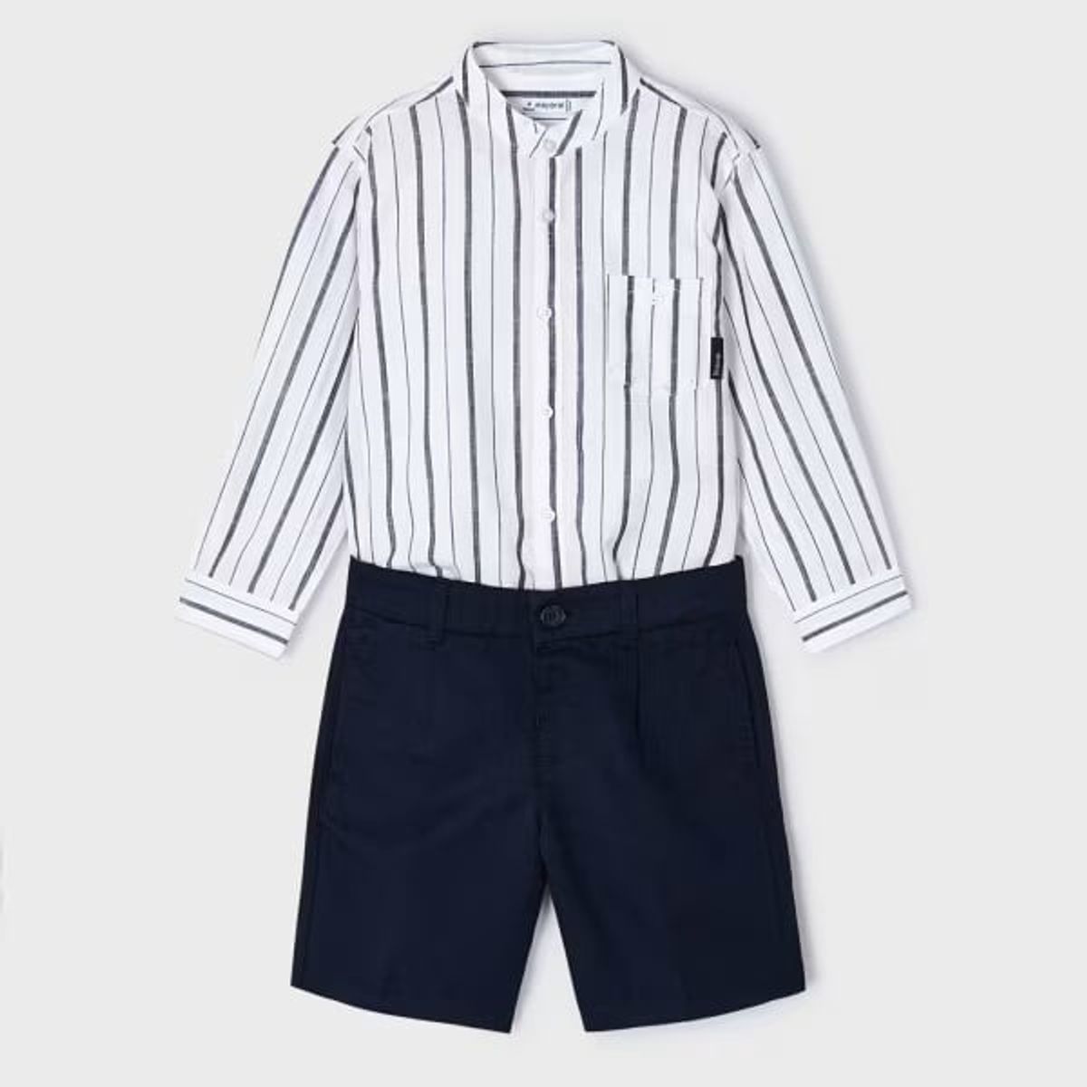 MAYORAL - Conjunto 2 piezas rayas lino niño