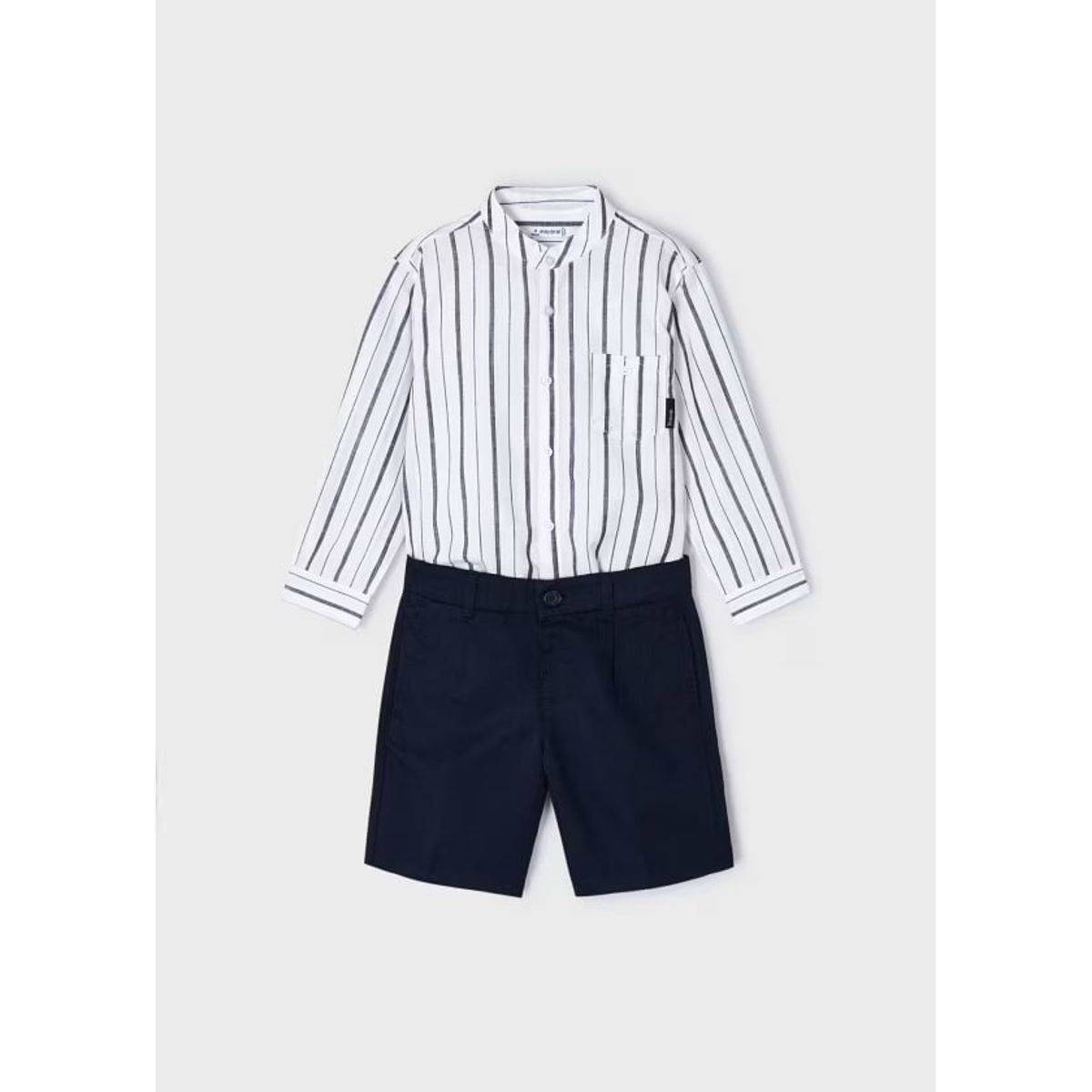 MAYORAL - Conjunto 2 piezas rayas lino niño