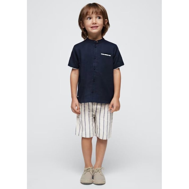 MAYORAL - Conjunto 2 piezas rayas lino niño
