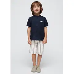MAYORAL - Conjunto 2 piezas rayas lino niño