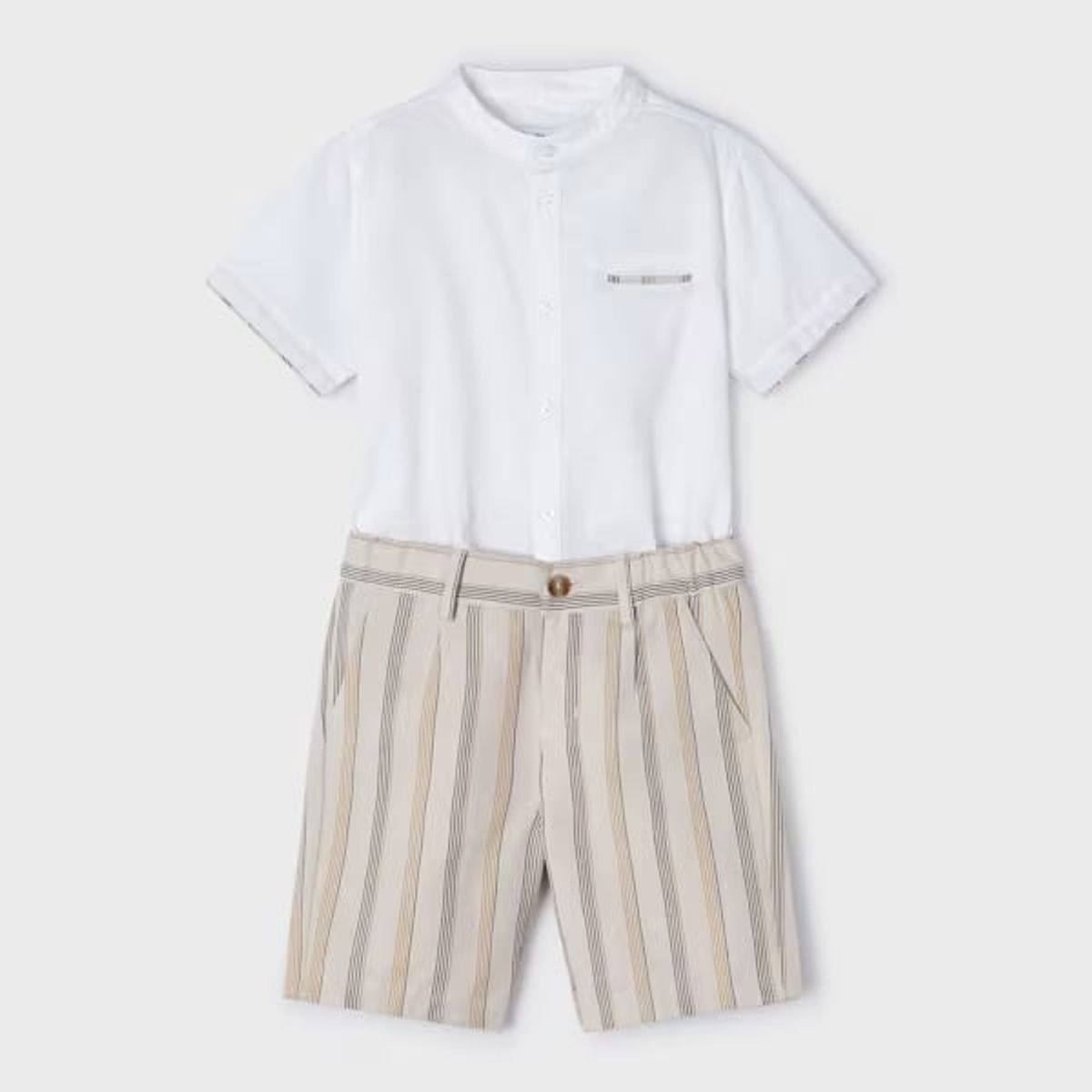 MAYORAL - Conjunto 2 piezas rayas lino niño