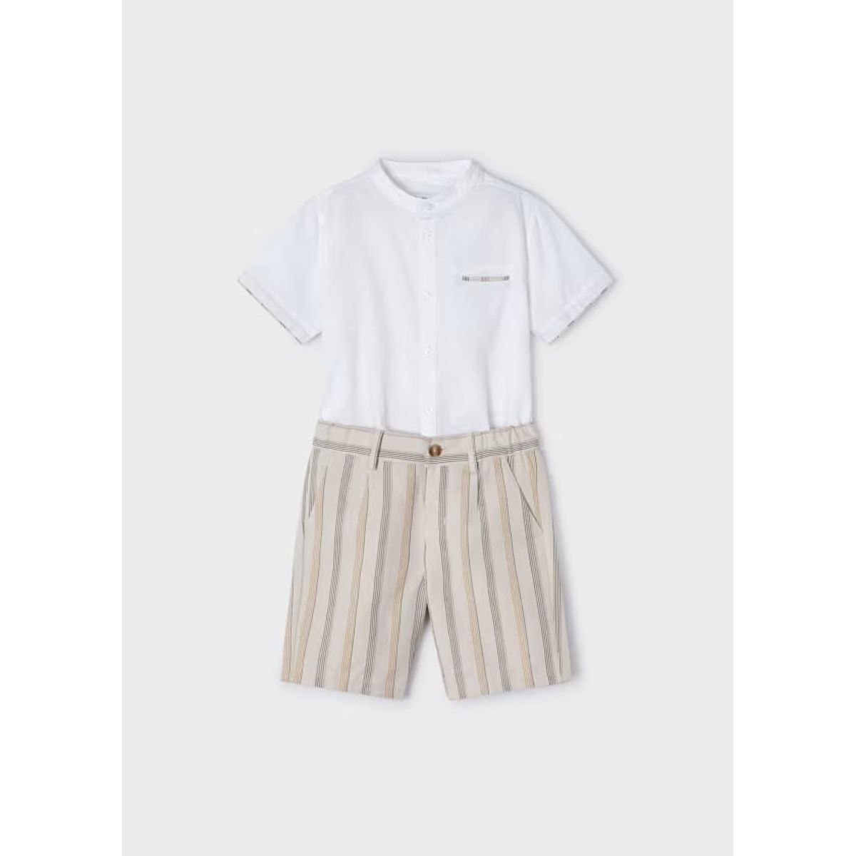 MAYORAL - Conjunto 2 piezas rayas lino niño