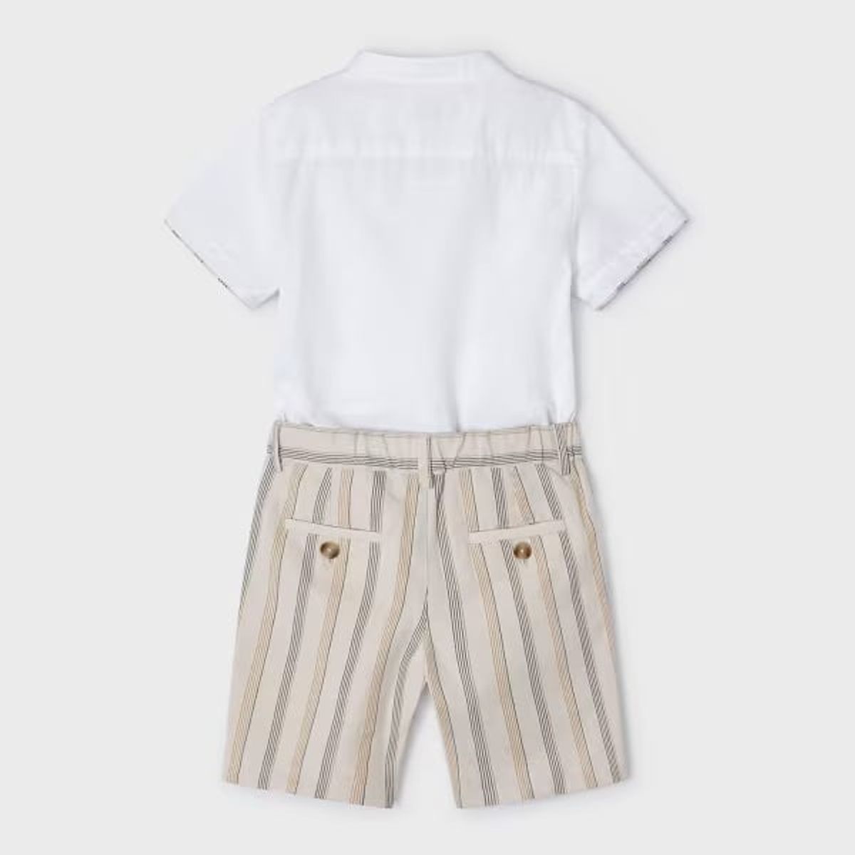 MAYORAL - Conjunto 2 piezas rayas lino niño