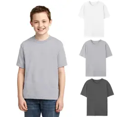UTILISIMO - Pack 3 Poleras Camiseta Manga Corta Algodón Niño Colores Surtidos
