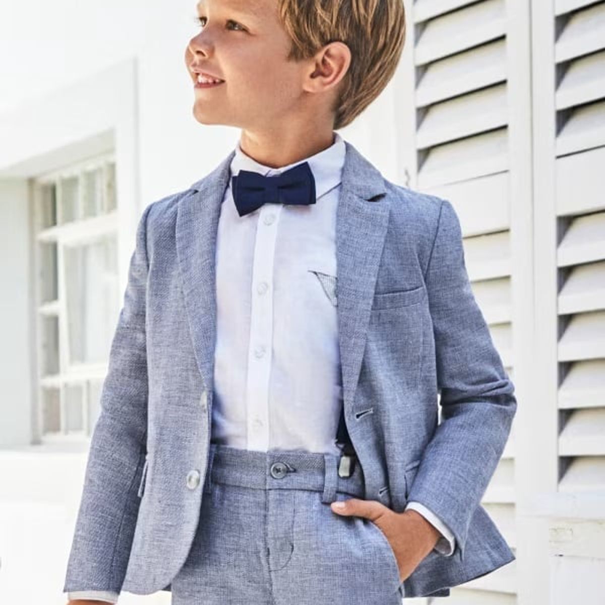 MAYORAL - Chaqueta Americana  Elegante de lino para niño