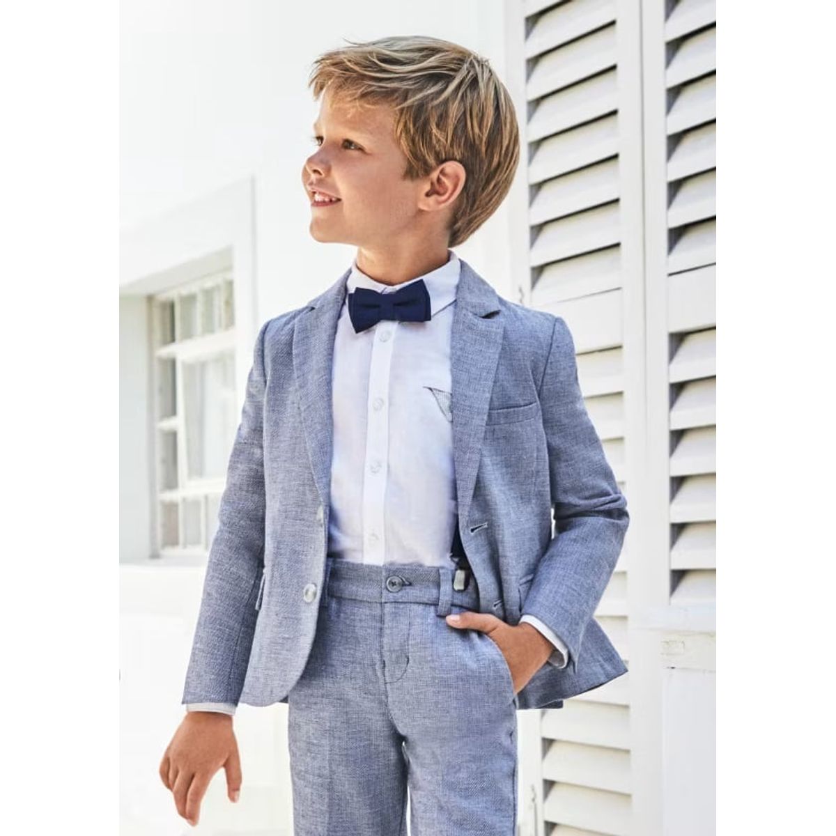 MAYORAL - Chaqueta Americana  Elegante de lino para niño