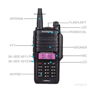 Imagen 2 del producto Radio Baofeng UV9rPlus Bidireccional DobleBanda VHF UHF 10W ip68
