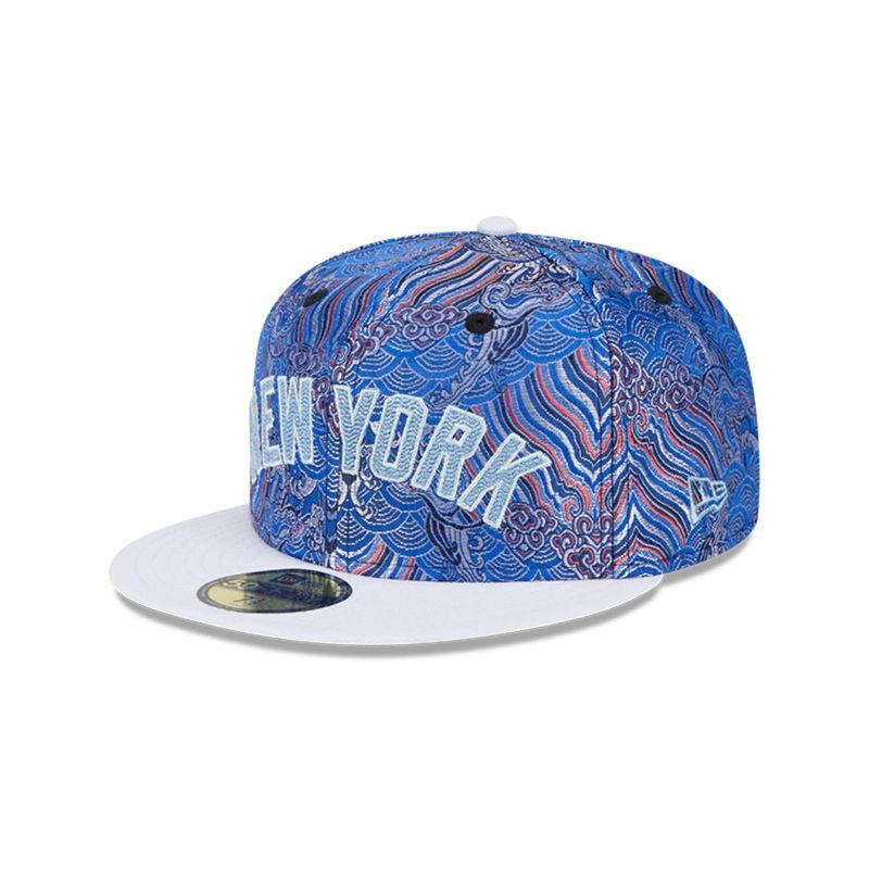 NEW ERA - Gorra 59fifty New York Yankees MLB Wave Fill Blue