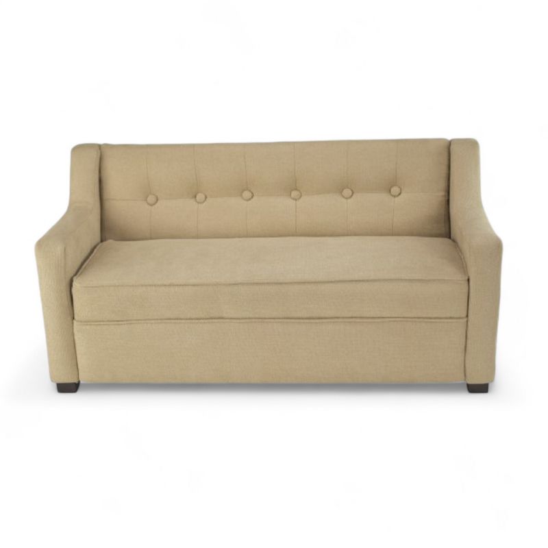BILDUN - Sofá 3 Cuerpos Lino Beige