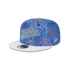 NEW ERA - Gorra 59fifty MLB Oakland Athletics Wave Fill Blue