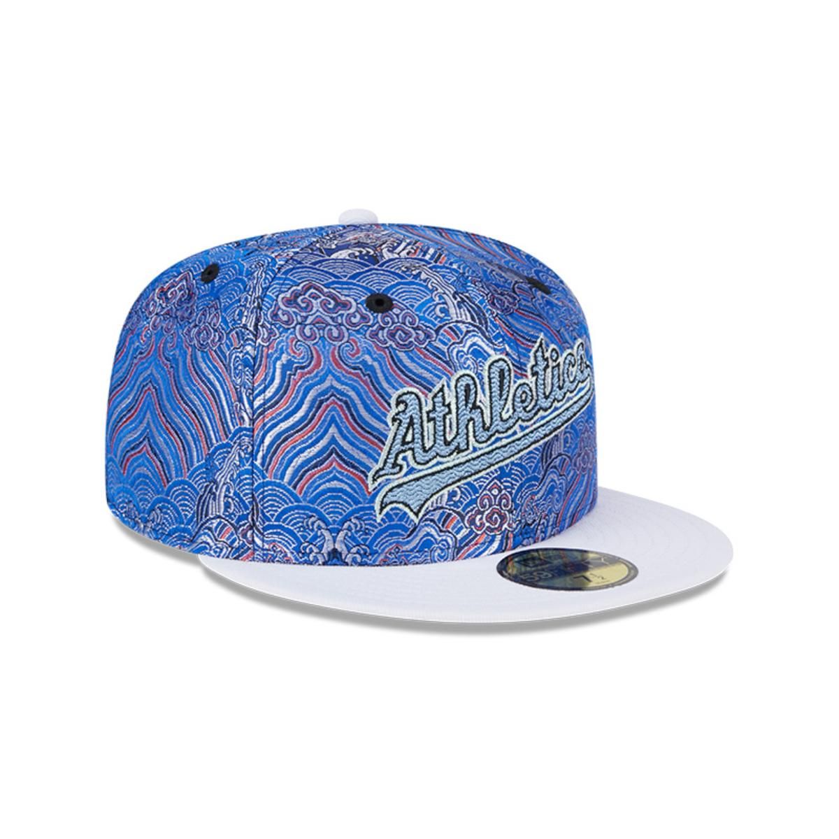 NEW ERA - Gorra 59fifty MLB Oakland Athletics Wave Fill Blue