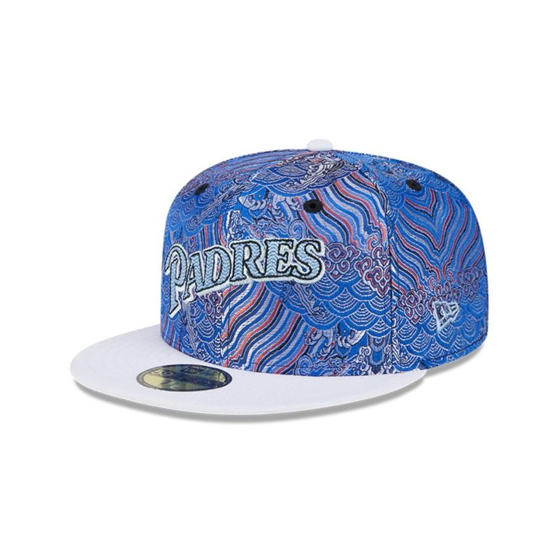 NEW ERA - Gorra 59fifty MLB San Diego Padres Wave Fill Blue