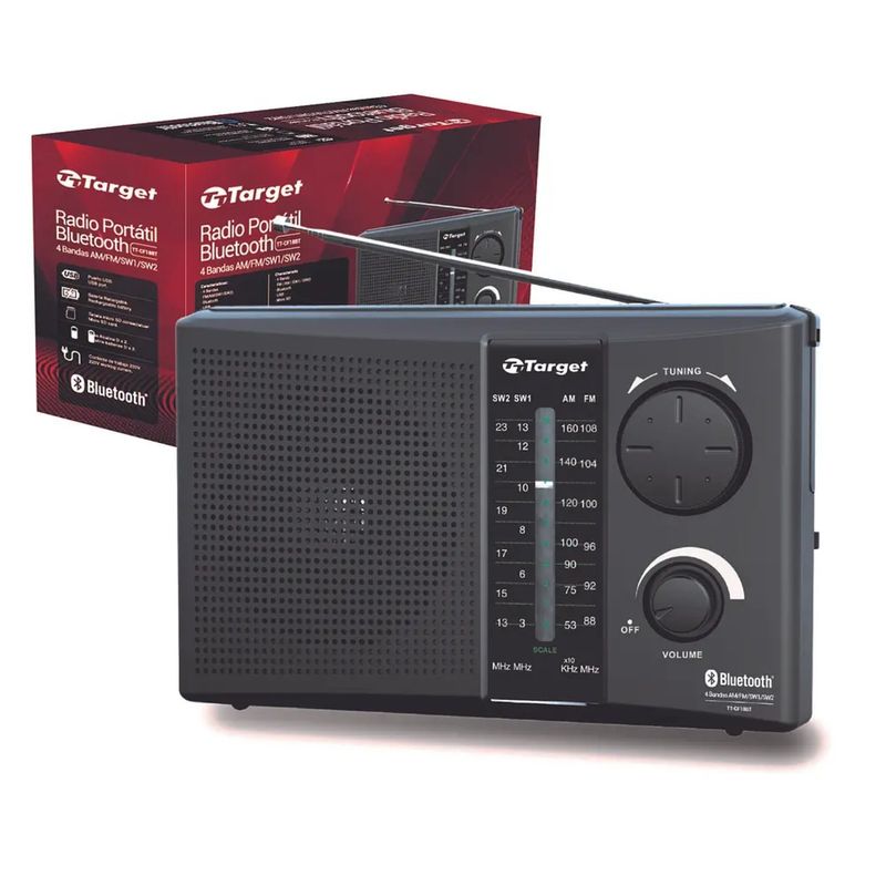 TARGET - Radio portatil bluetooth target tt-cf18bt