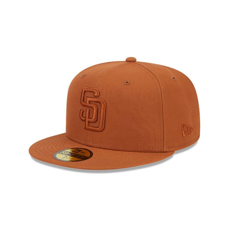 NEW ERA - Gorro 59fifty MLB San Diego Padres Color Pack Med Brown