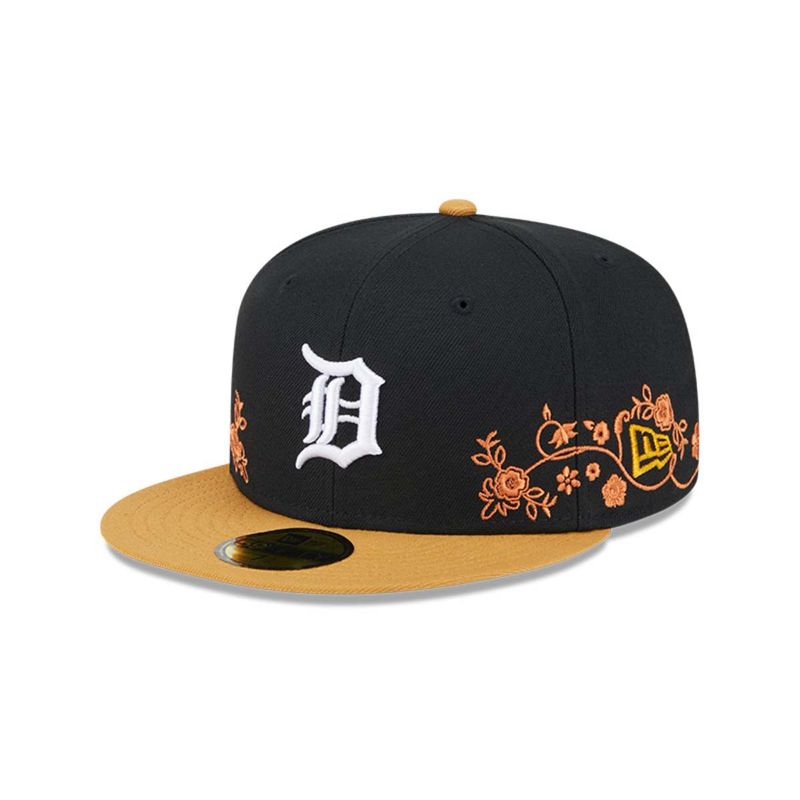NEW ERA - Gorro 59fifty MLB Detroit Tigers Floral Vine Black