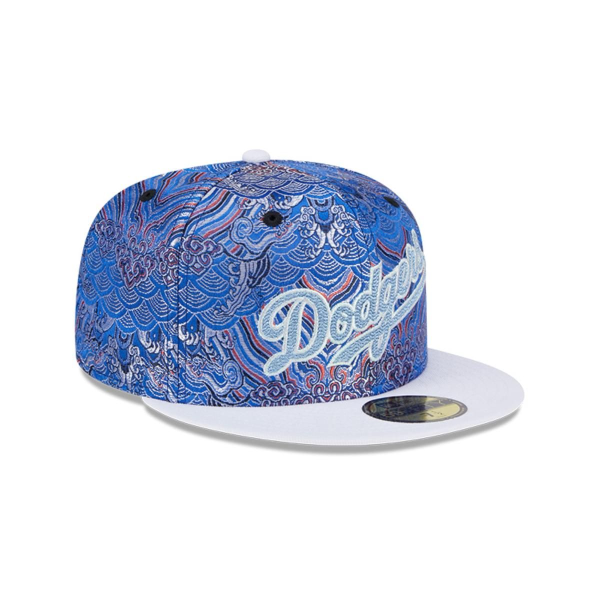 NEW ERA - Gorra 59fifty MLB Los Angeles Dodgers Wave Fill Blue