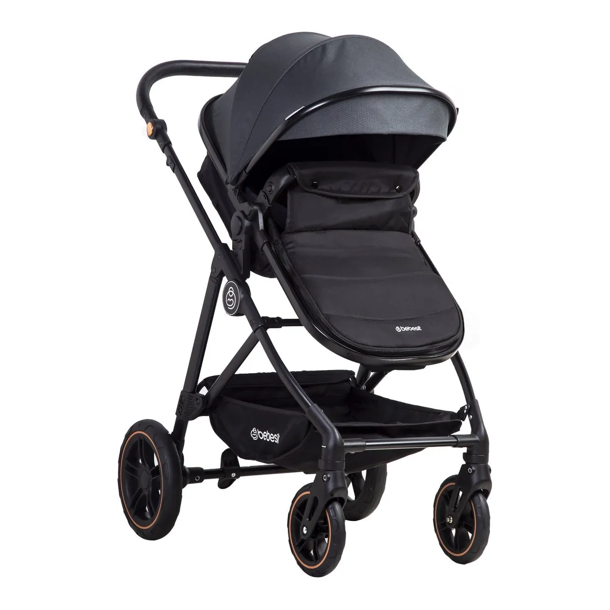 BEBESIT - Coche Cuna Paseo Street Gris Bebesit
