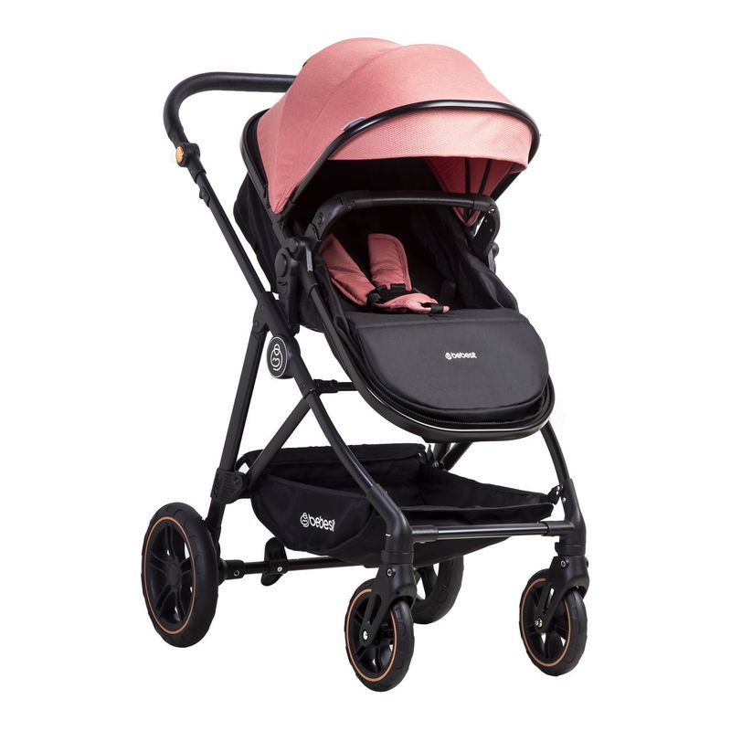 BEBESIT - Coche Cuna Paseo Street Rosado Bebesit