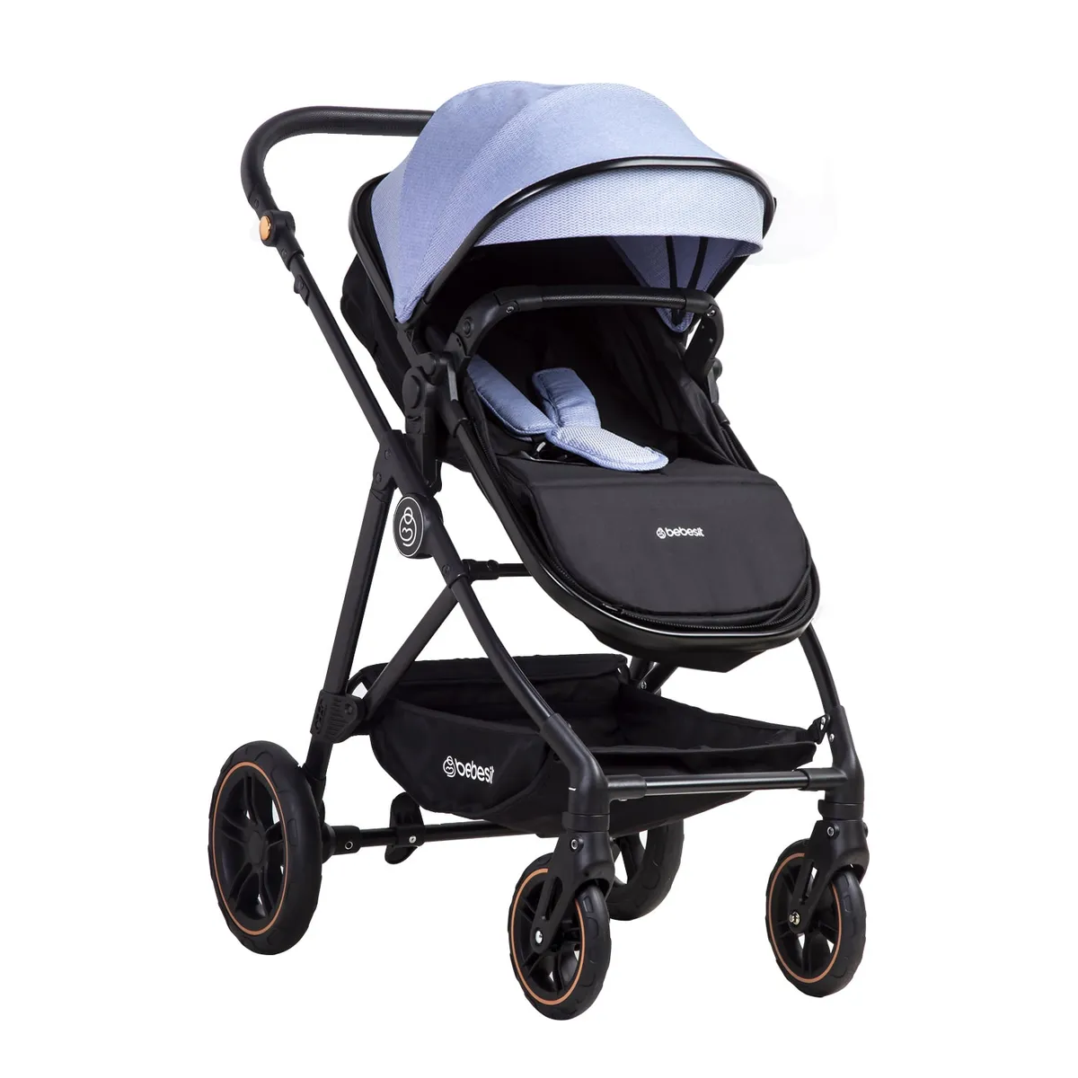 BEBESIT - Coche Cuna Paseo Street Azul Bebesit