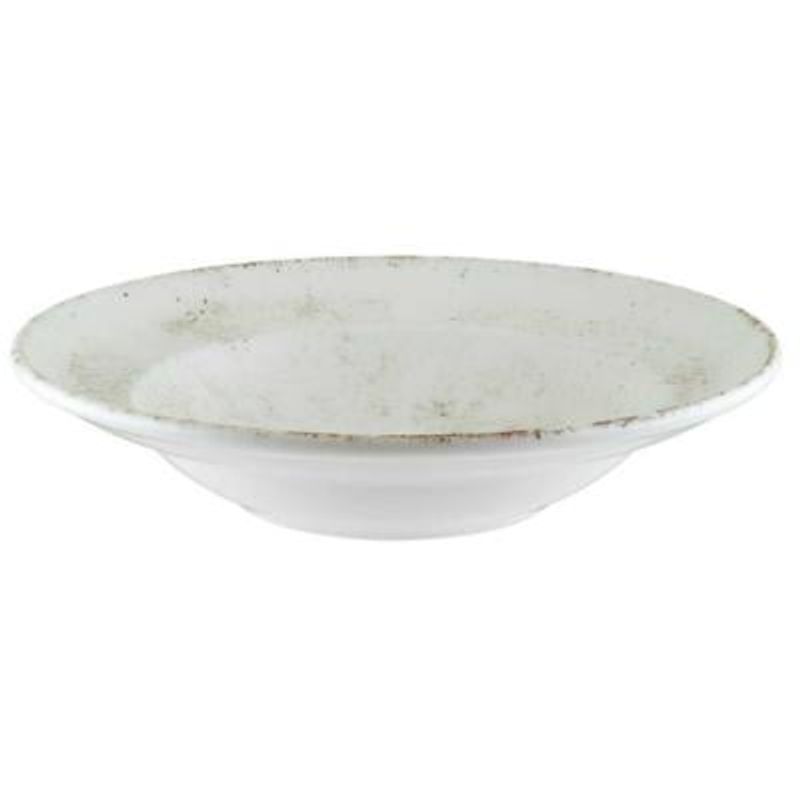BONNA - Plato Porcelana Hondo 27 cm Nacrous Set 6 Pcs