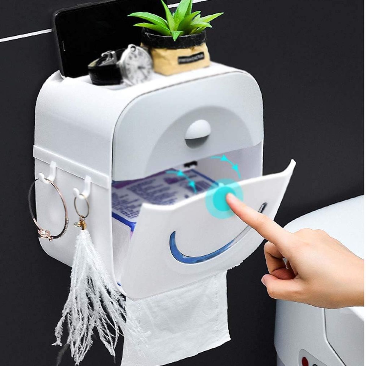 MP - Porta Confort Porta Papel Higiénico Dispensador Toallas y Confort