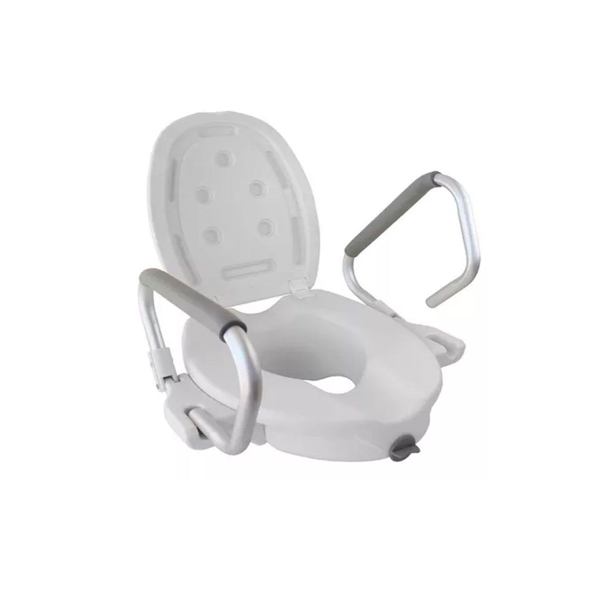 ONEDER - Alza Bañó Asiento Inodoro Con Apoyabrazos Y Tapa Wc