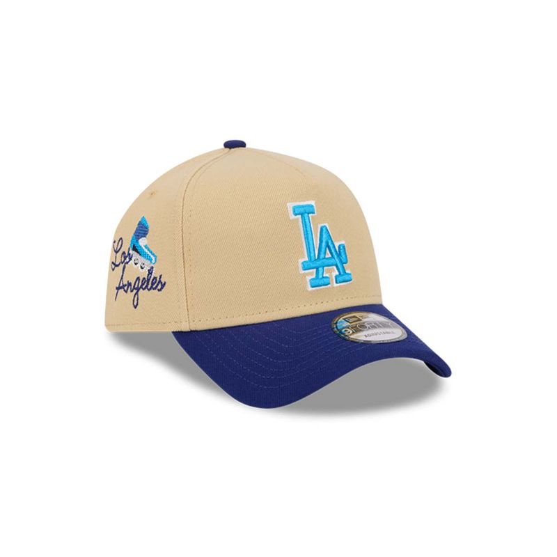 NEW ERA - Gorro 9forty MLB Los Angeles Dodgers City Sidepatch Light Beige