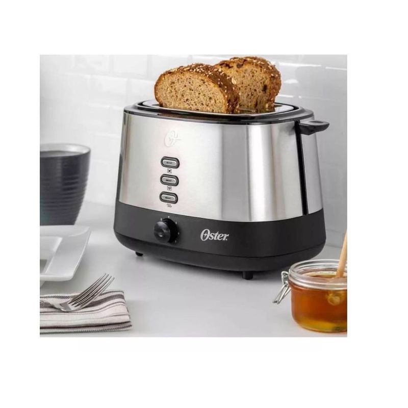 OSTER - Tostadora Oster® 2 Rebanadas En Acero Inoxidable Tssttr500