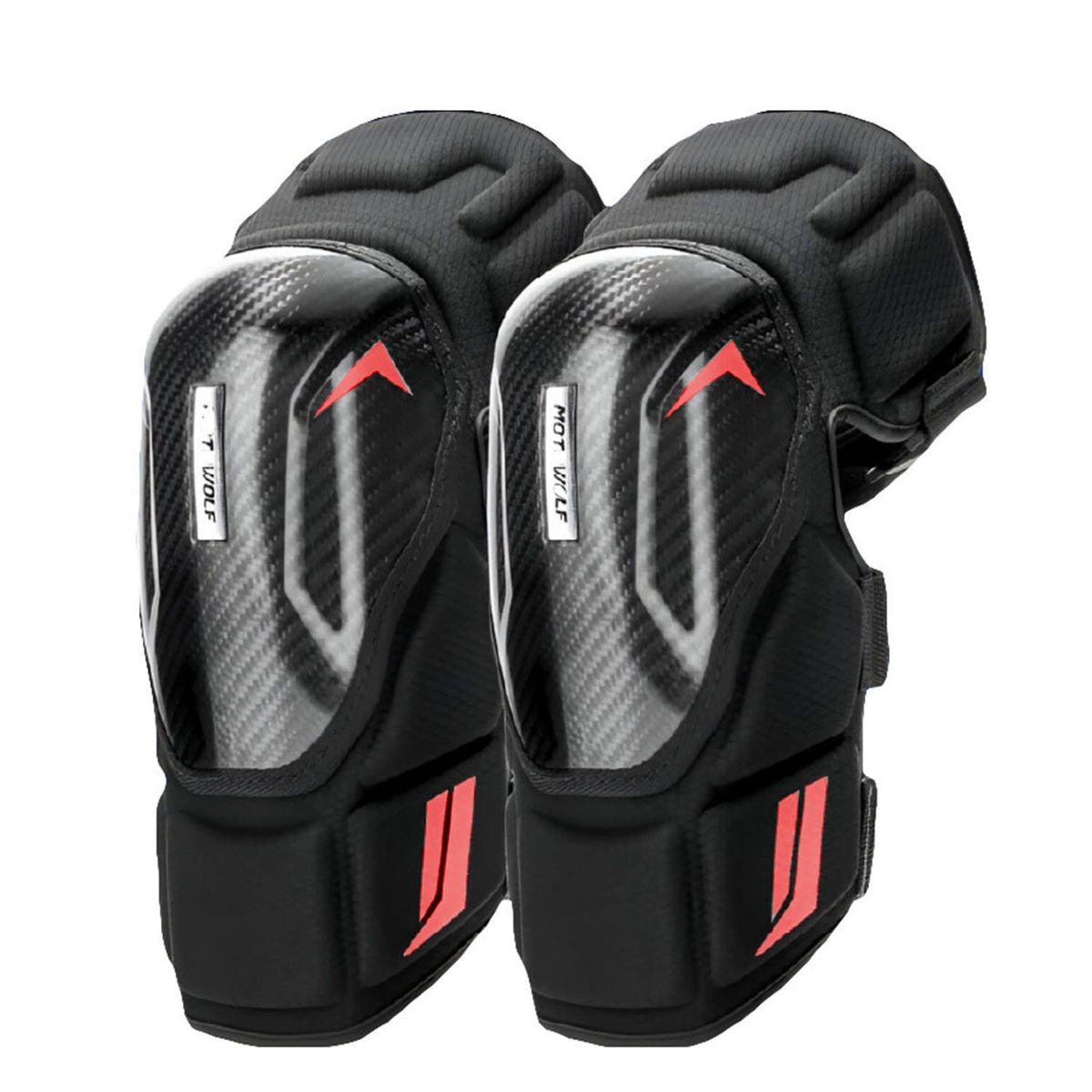 MOTOWOLF - Rodilleras Para Motociclismo fibra de carbono Motowolf 1037