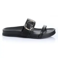 VIA UNO - Sandalia Mujer Negro 22501612