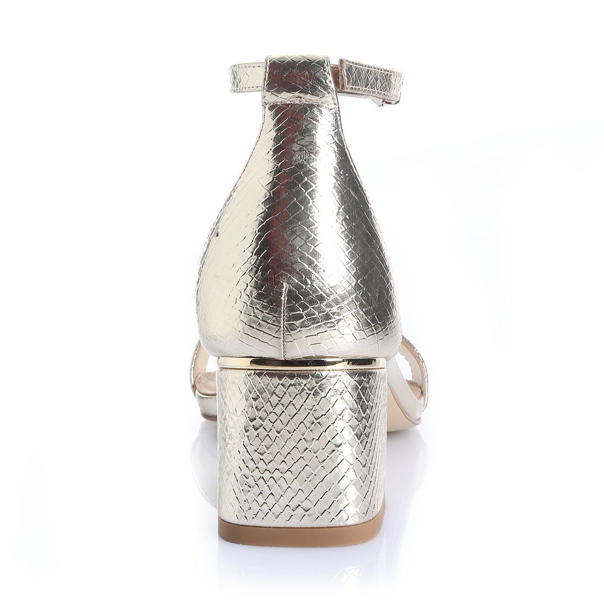 VIA UNO - Sandalia Mujer Dorado Via Uno 22532604