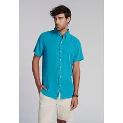 FEROUCH - Camisa Sport Lyocell Fj Verde Ferouch_.