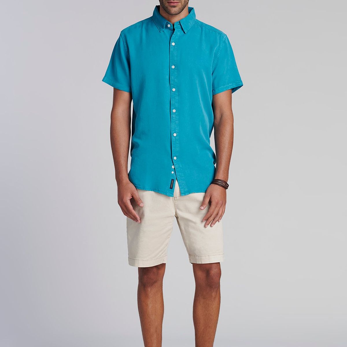 FEROUCH - Camisa Sport Lyocell Fj Verde Ferouch