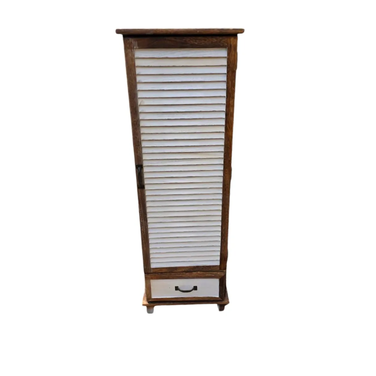 GENERICO - GABINETE MADERA PUERTA CELOSIA UN CAJON