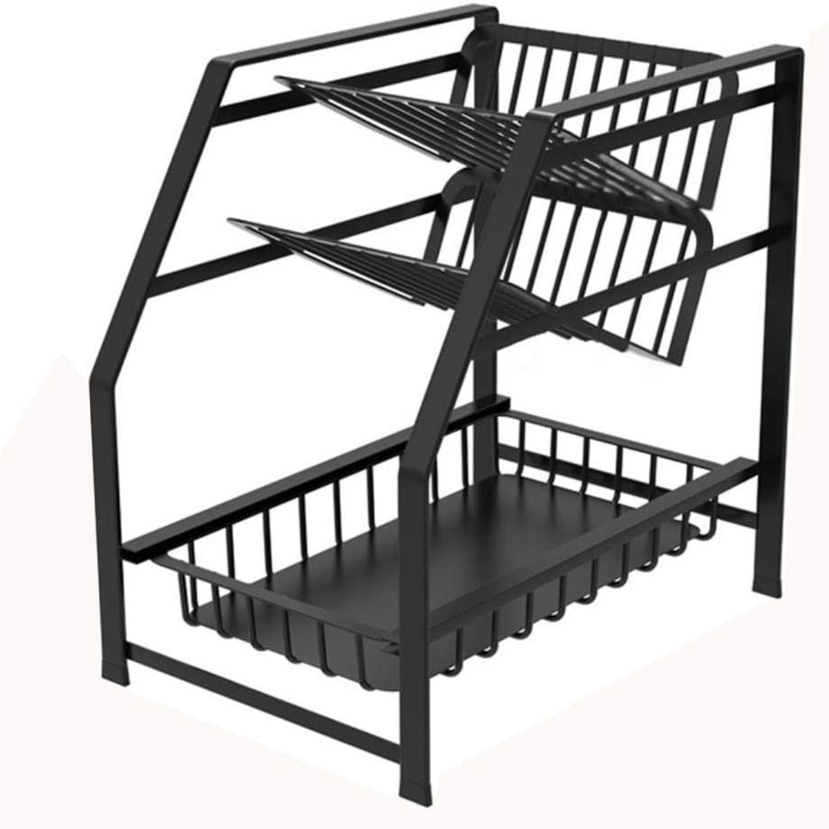 MP - Organizador Rack Especiero De Cocina Botellas 3 Niveles