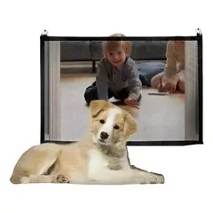 GENERICO - Puerta De Seguridad Plegable Magica Malla Para Mascotas