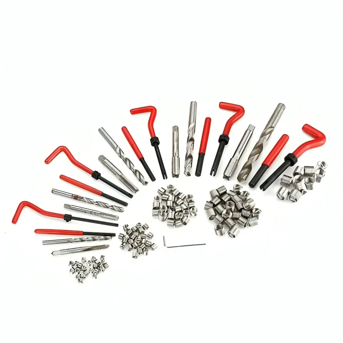 OEM - Kit 131 Insertos Helicoil Reparacion Hilos Dañados