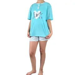 LIKE SHOP - Pijama Mujer Verano Manga Corta y Short 498