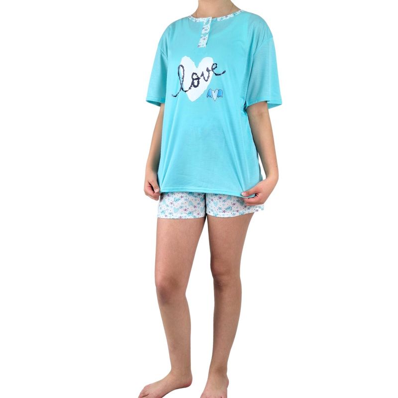 MPROPIA - Pijama Mujer Verano Manga Corta y Short 498.-