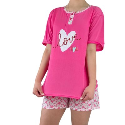 Imagen 2 del producto Pijama Mujer Verano Manga Corta y Short 498